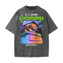 Goosebumps Monster Blood II Heavyweight Snow Washed T-Shirt - Goth Cloth Co.250807PODPQ0065037