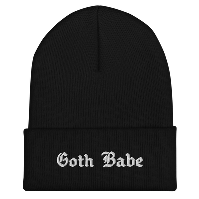 Goth Babe Cuffed Beanie - Goth Cloth Co.7874194_8936