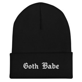 Goth Babe Cuffed Beanie - Goth Cloth Co.7874194_8936