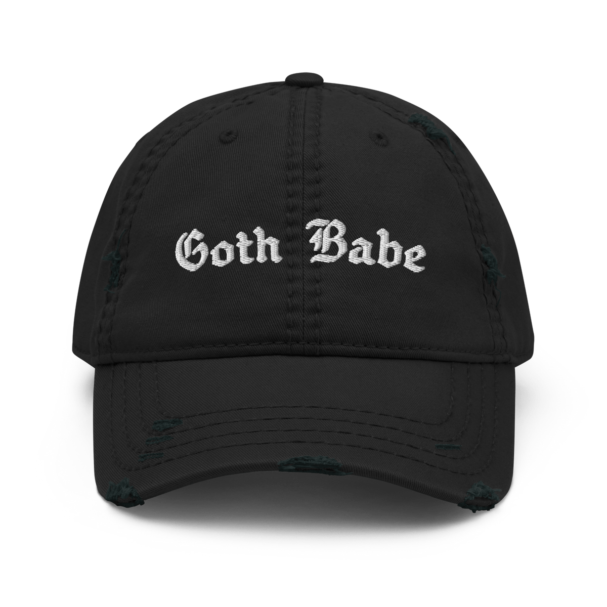 Goth Babe Distressed Dad Hat - Goth Cloth Co.3912766_10990