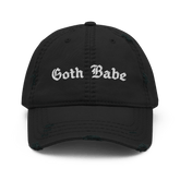 Goth Babe Distressed Dad Hat - Goth Cloth Co.3912766_10990