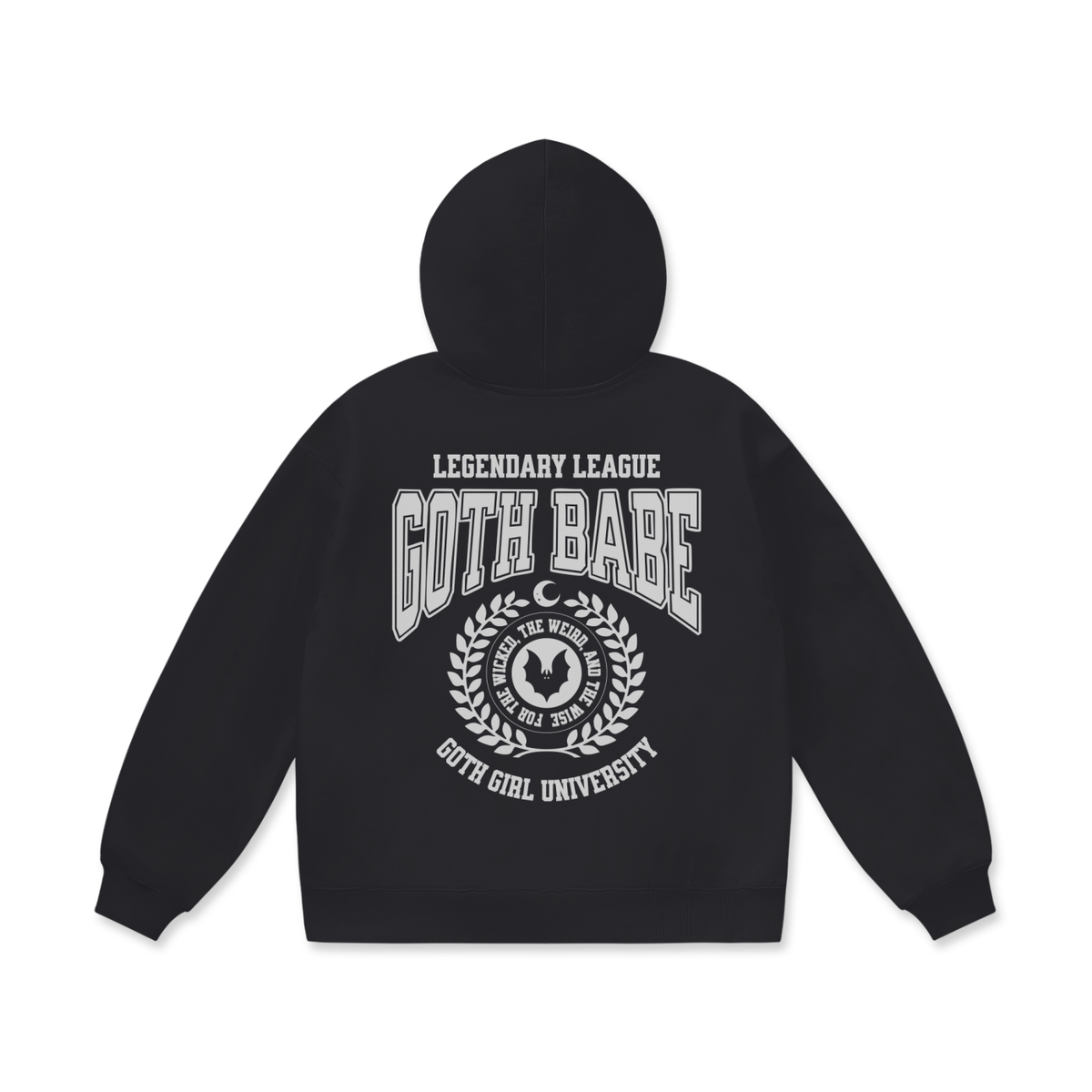 Goth Babe Fleece Hoodie - Goth Cloth Co.250918PODRB0255001