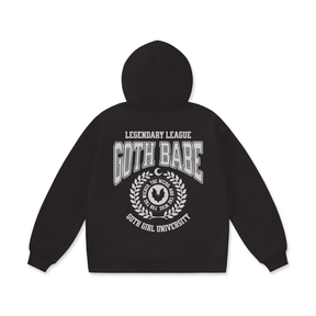 Goth Babe Fleece Hoodie - Goth Cloth Co.250918PODRB0255009