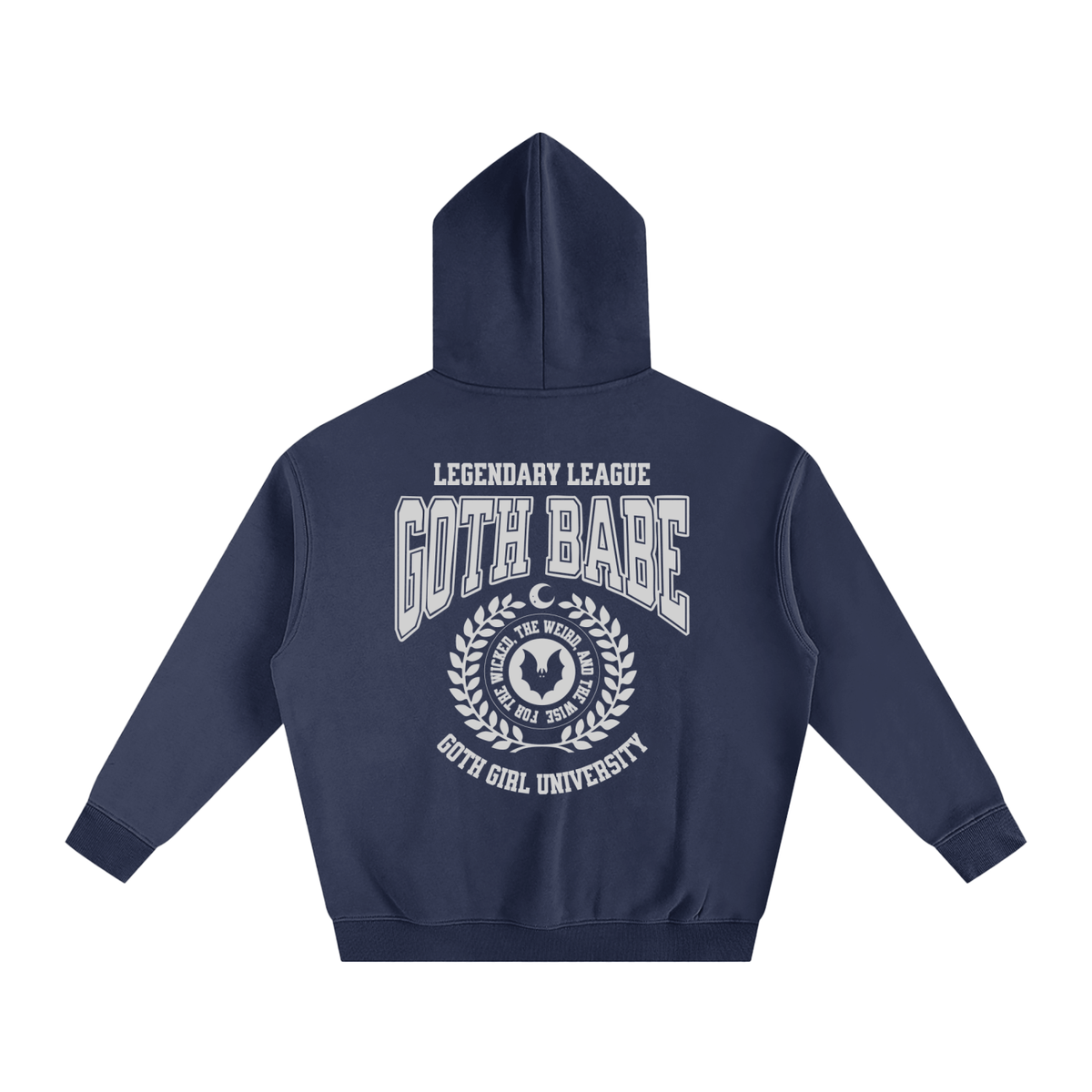 Goth Babe Oversized Fleeced Hoodie - Goth Cloth Co.251021PODRB0804001