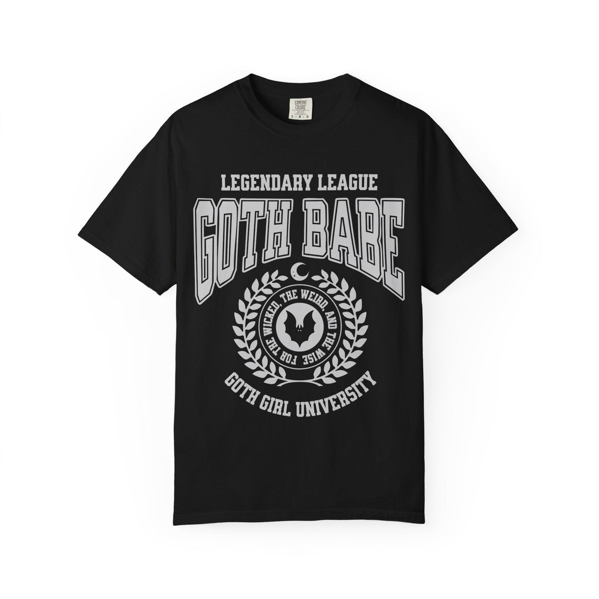 Goth Babe University Comfy Tee - Goth Cloth Co.T-Shirt26318126401137745837