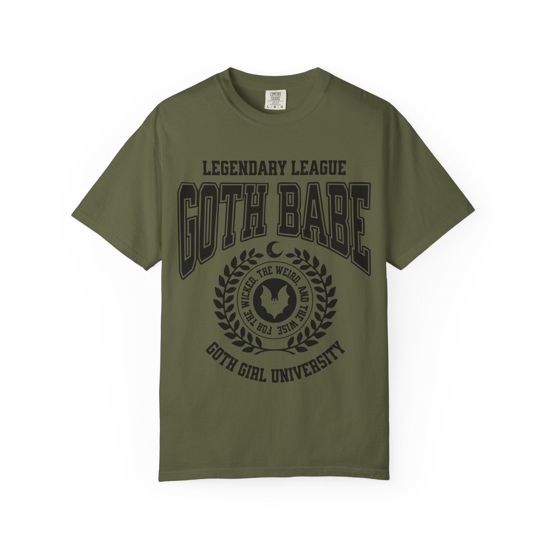 Goth Babe University Comfy Tee - Goth Cloth Co.T-Shirt26779791538353977942