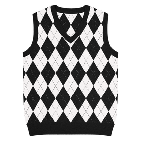 Goth Golf Knit V - Neck Vest - Goth Cloth Co.7214309_22430