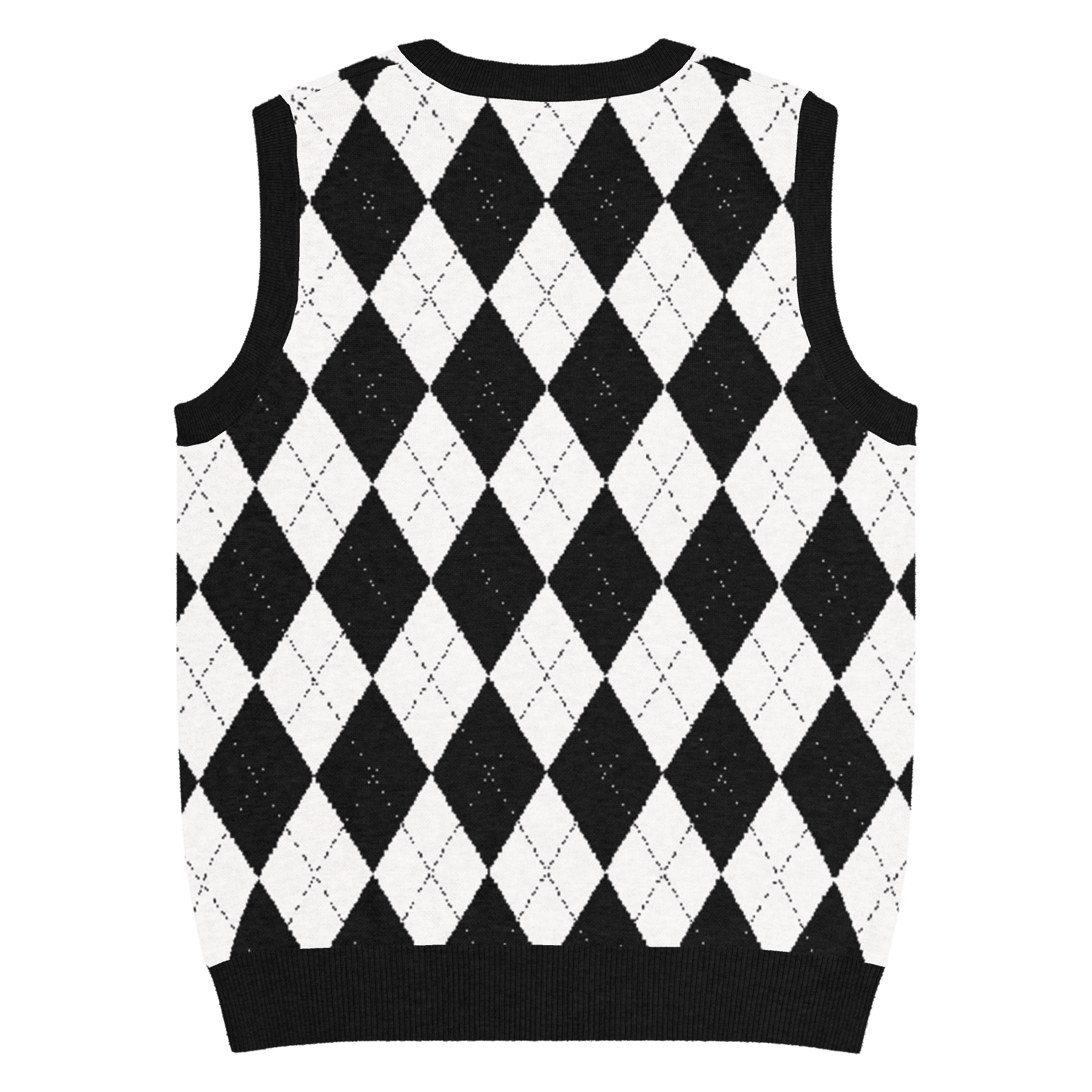 Goth Golf Knit V - Neck Vest - Goth Cloth Co.7214309_22430
