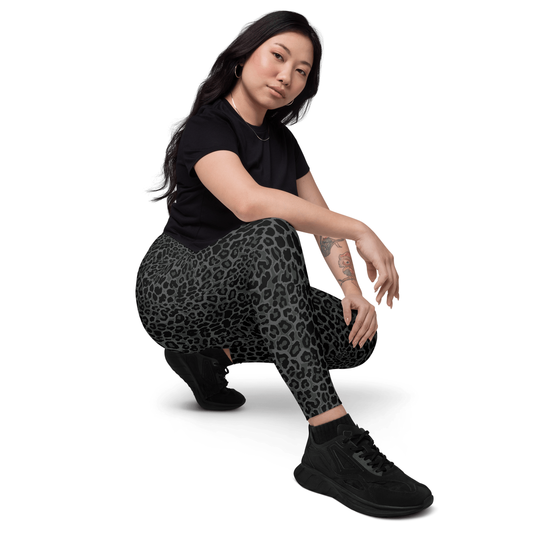 Goth Kitty Crossover Leggings with Pockets - Goth Cloth Co.6920800_14137