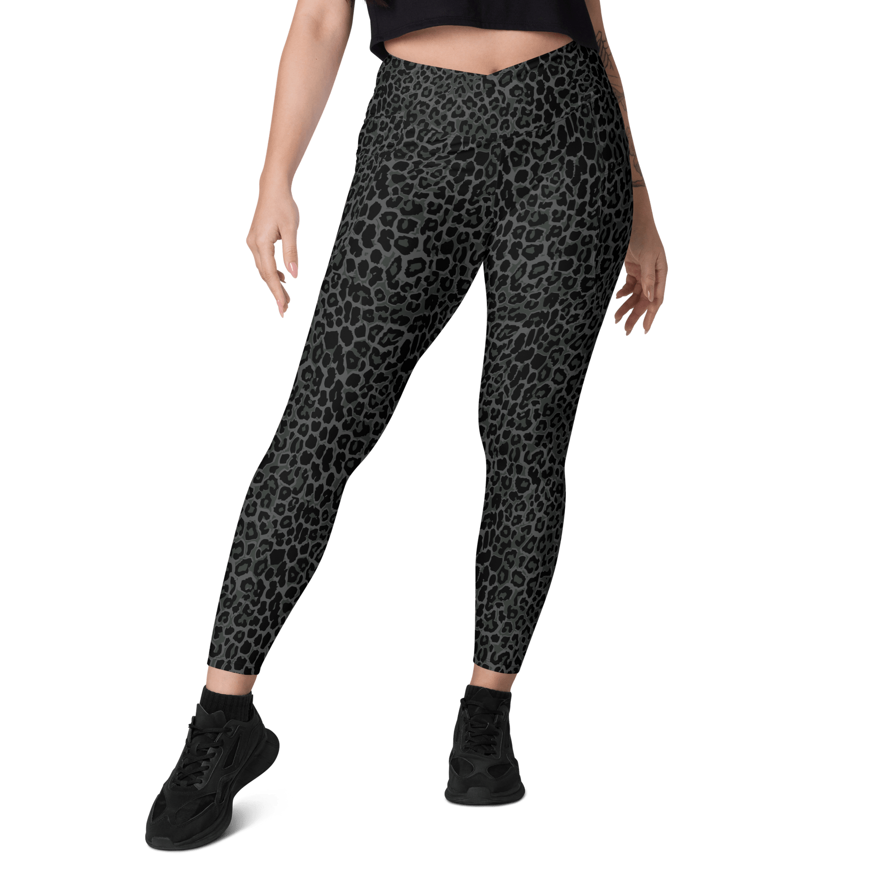 Goth Kitty Crossover Leggings with Pockets - Goth Cloth Co.6920800_14137
