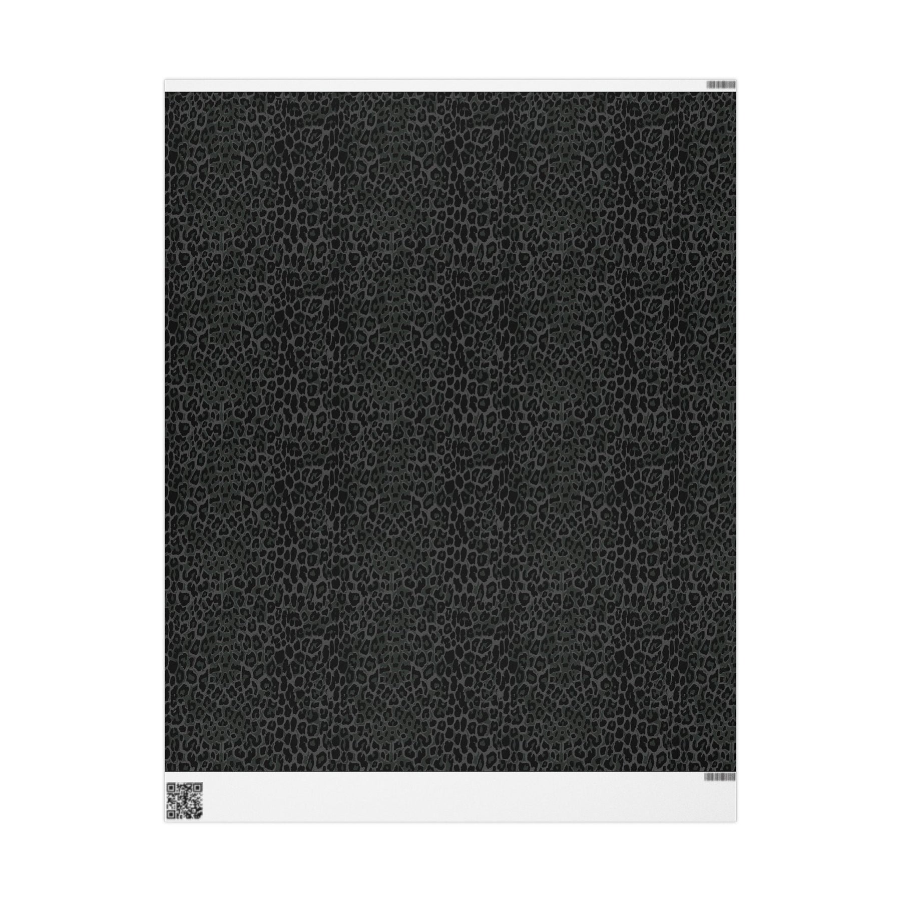 Goth Kitty Grey Leopard Gift Wrap Paper - Goth Cloth Co.Home Decor17653732102607628015