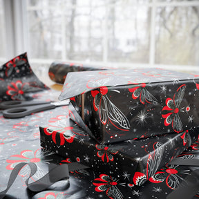 Gothic Celestial Moth Gift Wrap - Goth Cloth Co.Home Decor27588228769895509914