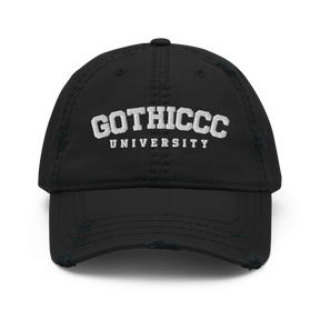 Gothiccc University Distressed Dad Hat - Goth Cloth Co.2250809_10990