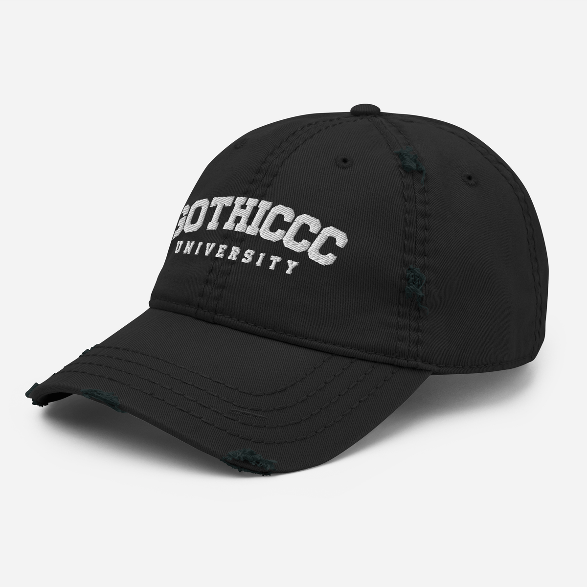 Gothiccc University Distressed Dad Hat - Goth Cloth Co.2250809_10990