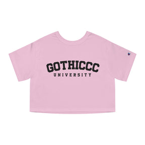 Gothiccc University Heavyweight Cropped T-Shirt - Goth Cloth Co.T-Shirt23632104991190752103