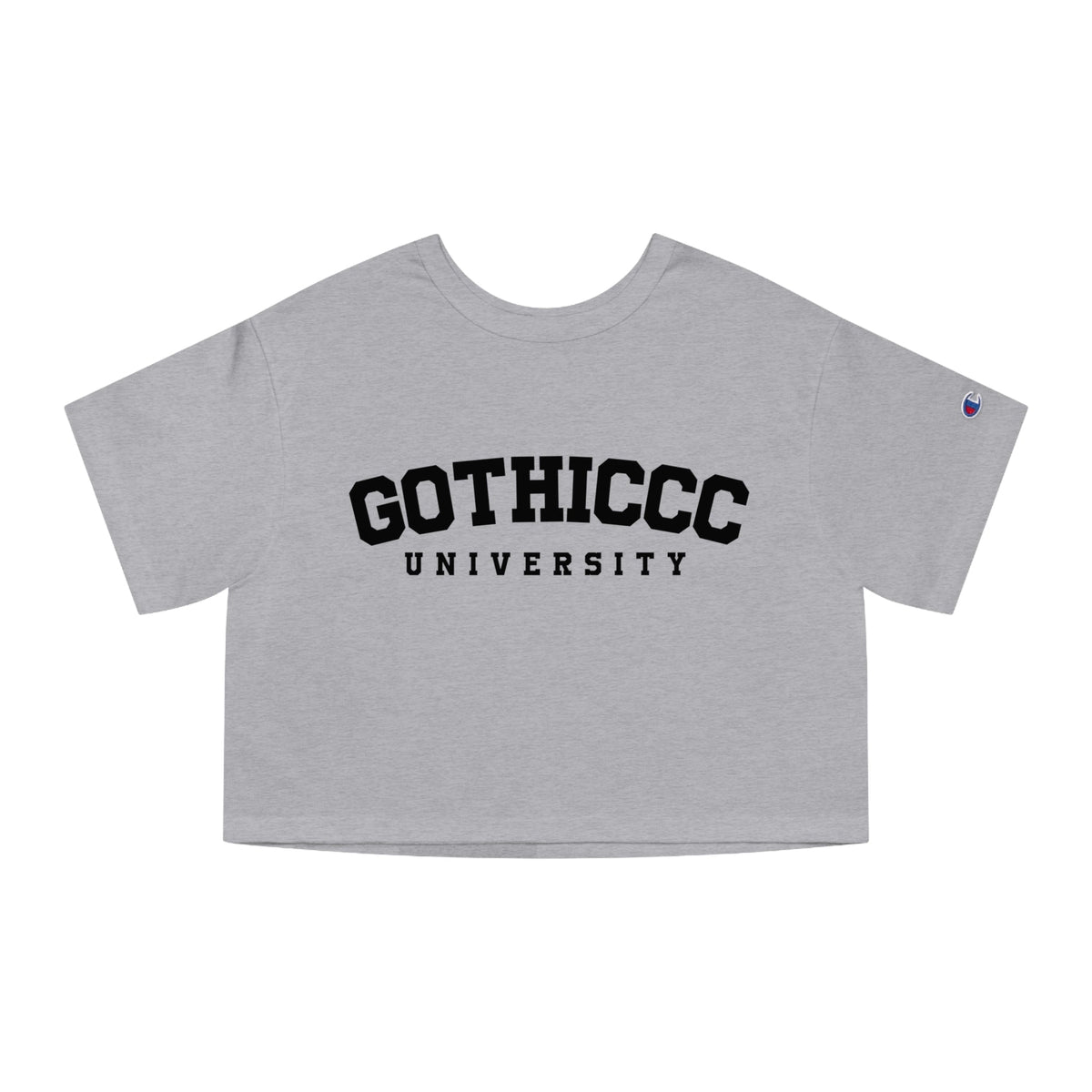 Gothiccc University Heavyweight Cropped T-Shirt - Goth Cloth Co.T-Shirt89276672634053747965