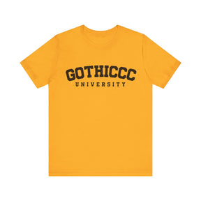 Gothiccc University Short Sleeve Tee - Goth Cloth Co.T - Shirt15860383454751865818