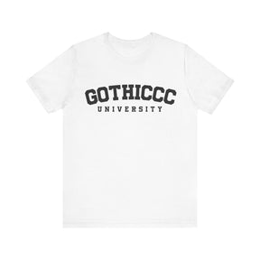 Gothiccc University Short Sleeve Tee - Goth Cloth Co.T - Shirt17428285585403210411