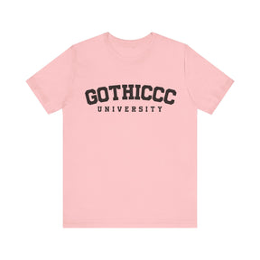 Gothiccc University Short Sleeve Tee - Goth Cloth Co.T - Shirt20016803068207624849