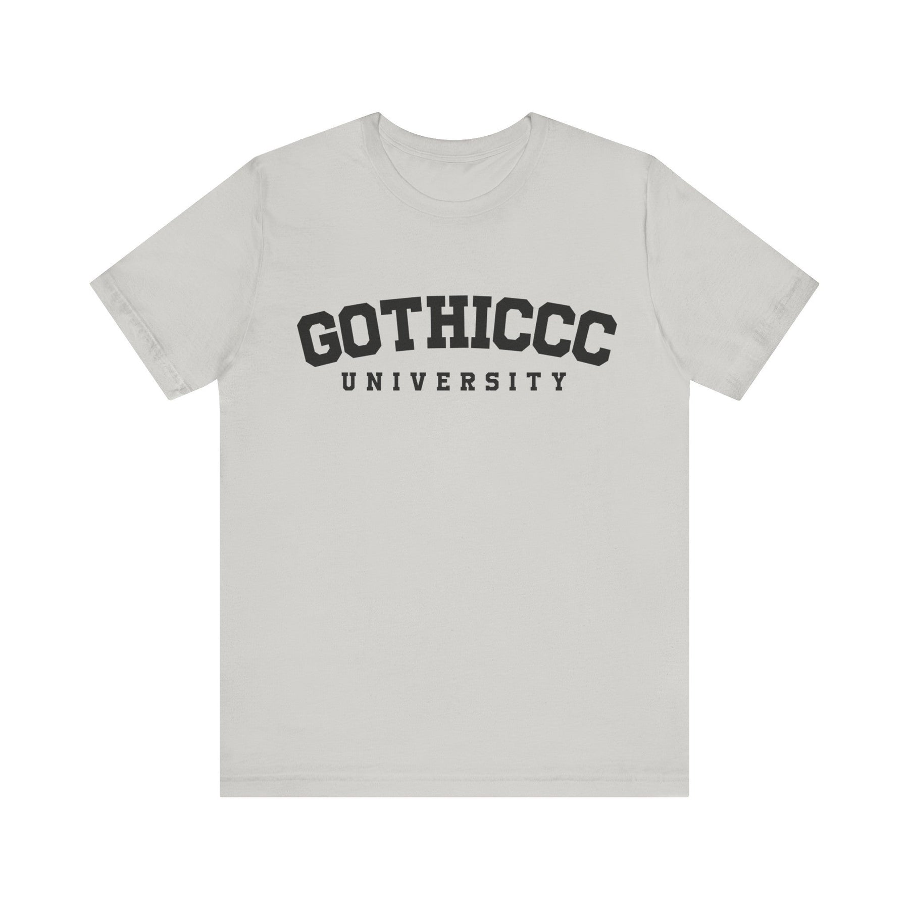 Gothiccc University Short Sleeve Tee - Goth Cloth Co.T - Shirt22306052052906877148