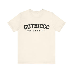 Gothiccc University Short Sleeve Tee - Goth Cloth Co.T - Shirt24701132598812673846