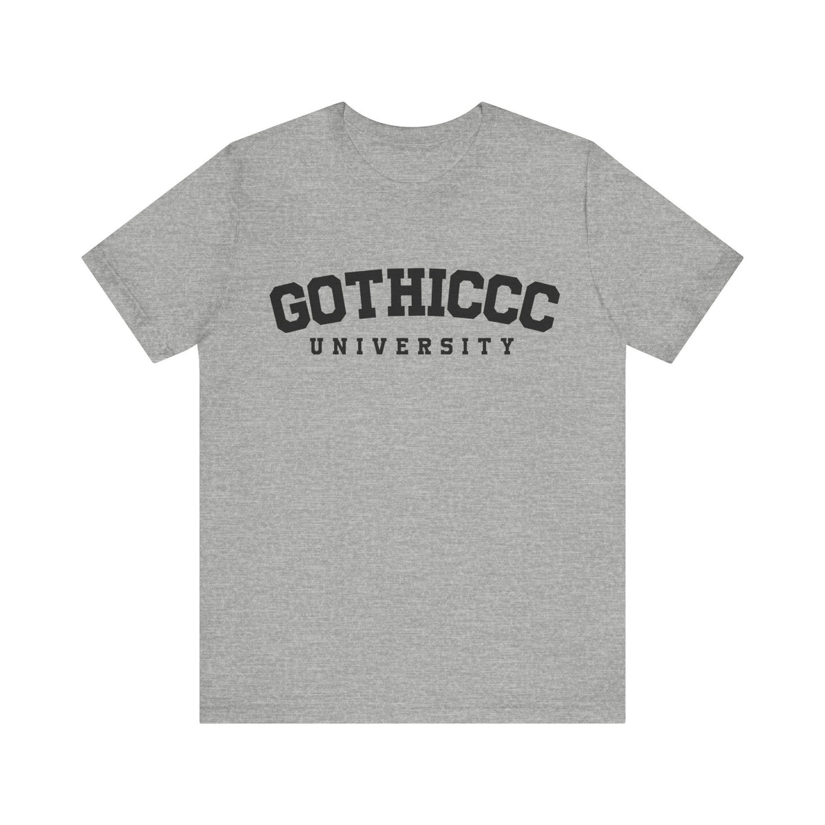 Gothiccc University Short Sleeve Tee - Goth Cloth Co.T - Shirt29364261861463068786