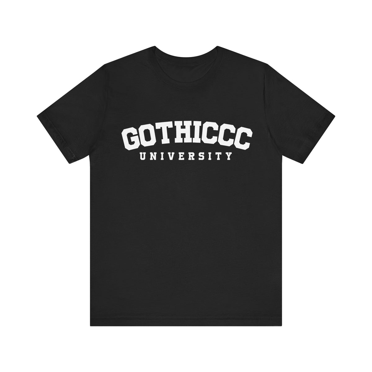 Gothiccc University Short Sleeve Tee - Goth Cloth Co.T - Shirt52157074031151208178