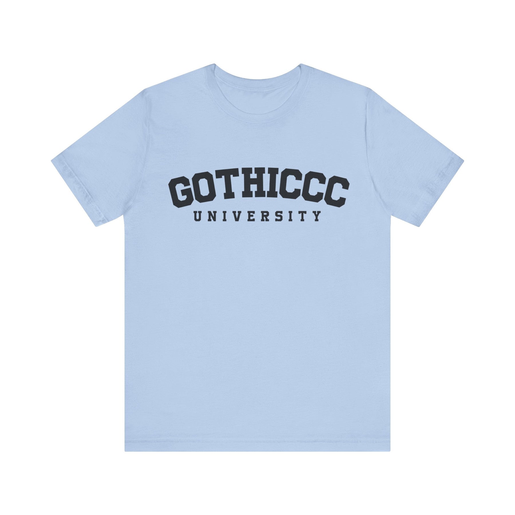 Gothiccc University Short Sleeve Tee - Goth Cloth Co.T - Shirt60648216531218881780