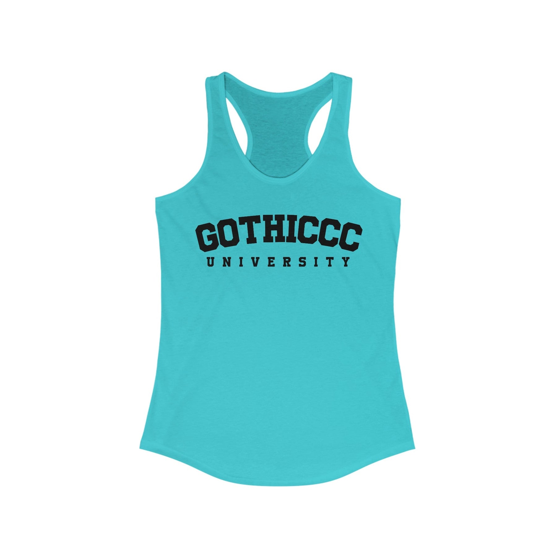 Gothiccc University Women's Racerback Tank - Goth Cloth Co.Tank Top17523286635023383555