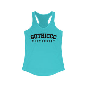 Gothiccc University Women's Racerback Tank - Goth Cloth Co.Tank Top17523286635023383555