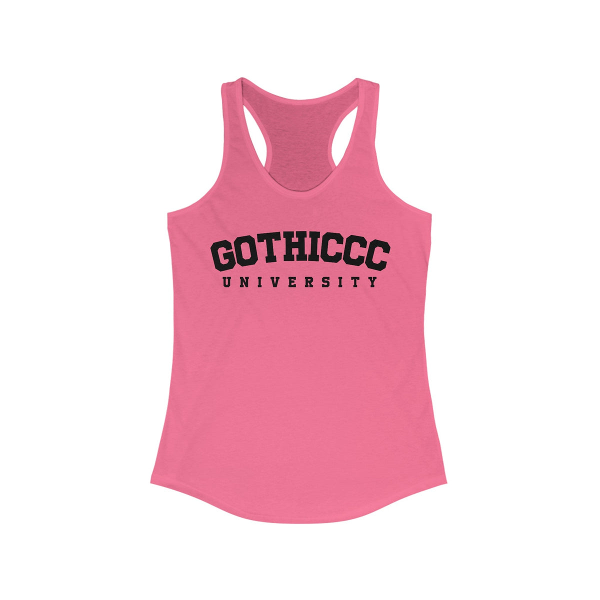 Gothiccc University Women's Racerback Tank - Goth Cloth Co.Tank Top30383720295864826920
