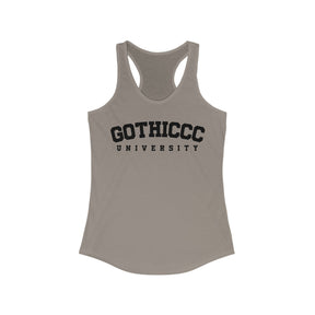 Gothiccc University Women's Racerback Tank - Goth Cloth Co.Tank Top90068086667935757107