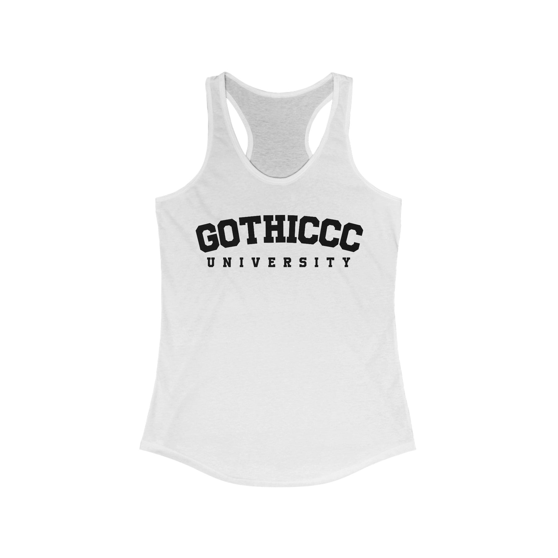 Gothiccc University Women's Racerback Tank - Goth Cloth Co.Tank Top99897674878941762542