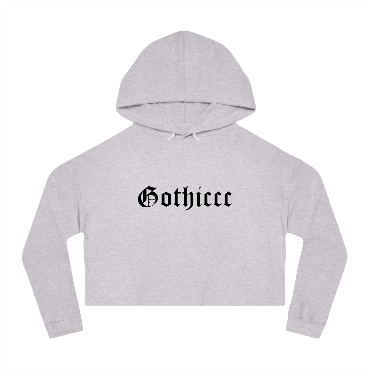 Gothiccc Women’s Cropped Hooded Sweatshirt - Goth Cloth Co.Hoodie19801752780762480790