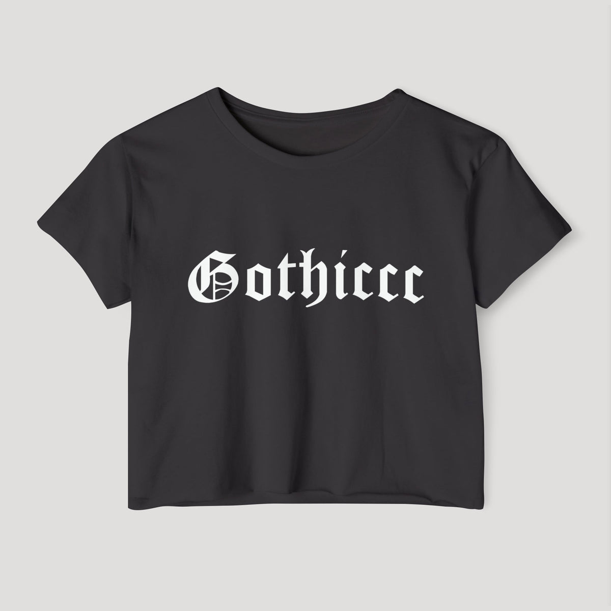 Gothiccc Women's Lightweight Crop Top (READY TO SHIP) - Goth Cloth Co.20923445789992698000