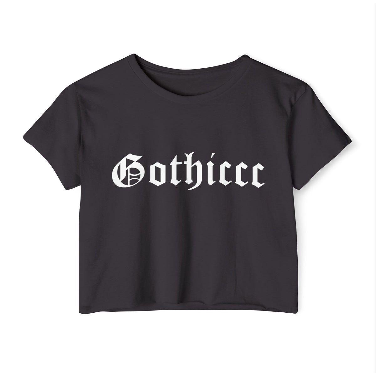 Gothiccc Women's Lightweight Crop Top - Goth Cloth Co.T - Shirt25945262330190566213