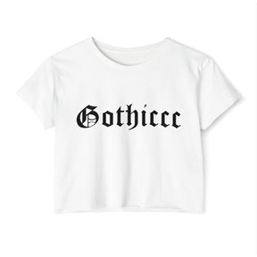 Gothiccc Women's Lightweight Crop Top - Goth Cloth Co.T - Shirt59575711022765410077