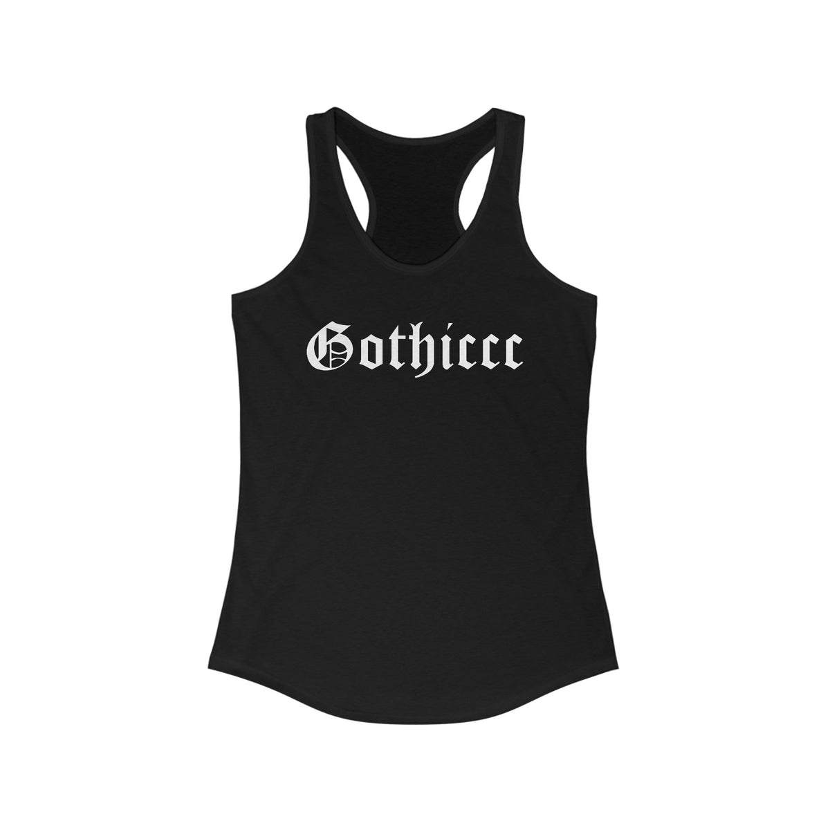 Gothiccc Women's Racerback Tank (READY TO SHIP) - Goth Cloth Co.20923445789992698000