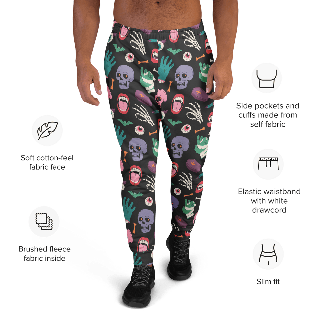 Graveyard Smash Joggers - Goth Cloth Co.6108670_11033