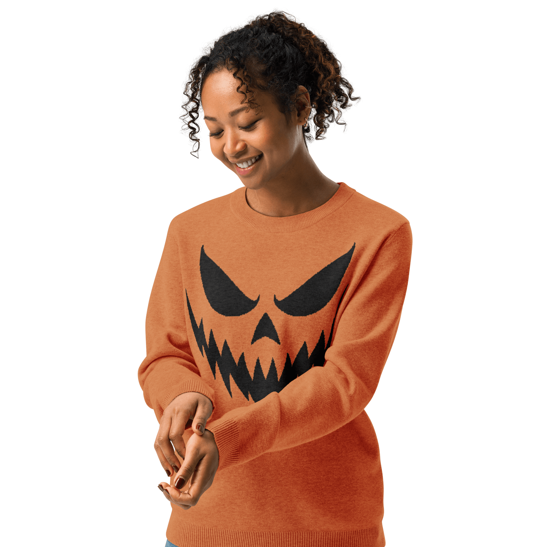 Grinning Ghoul Knit Crewneck Sweater - Goth Cloth Co.2299184_19635