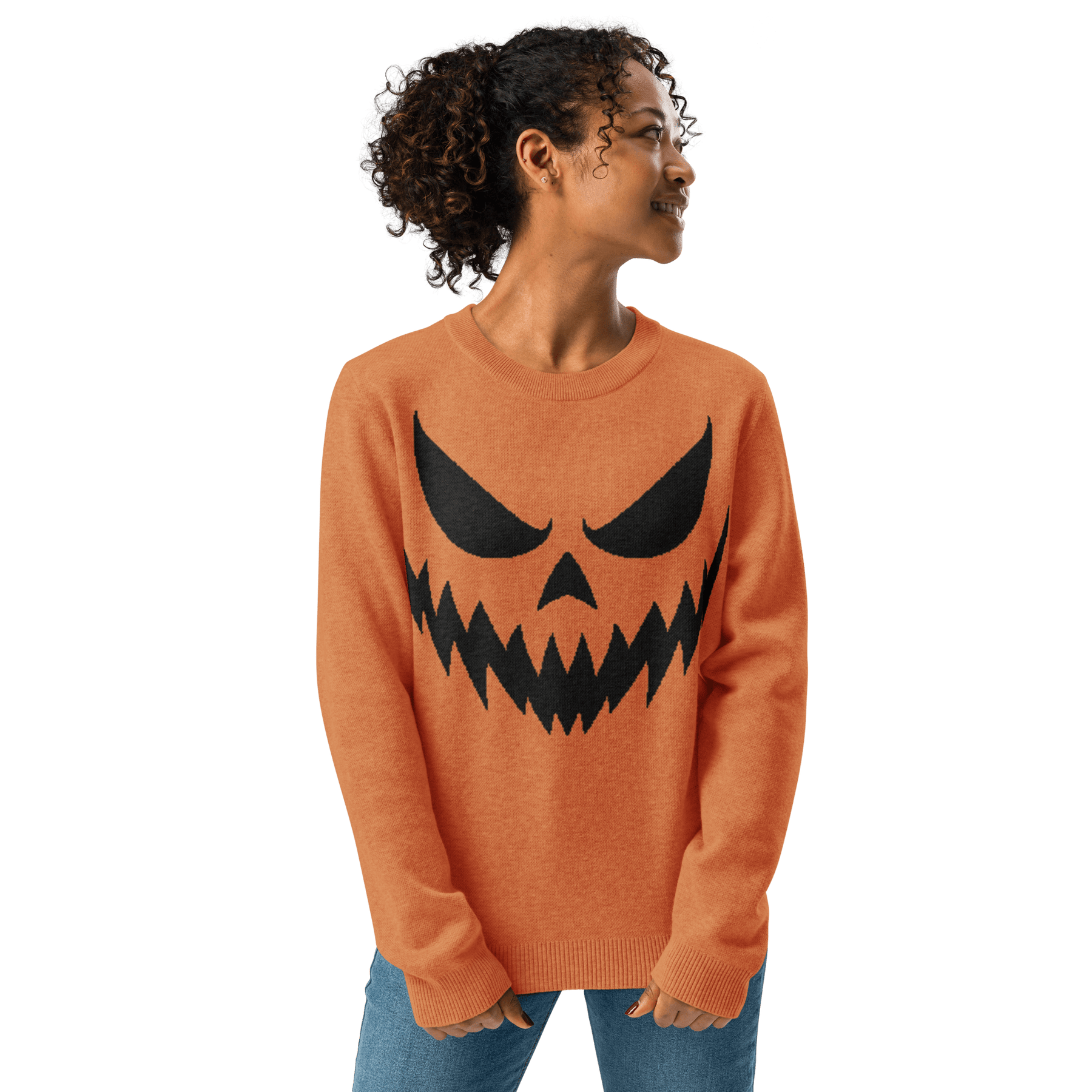 Grinning Ghoul Knit Crewneck Sweater - Goth Cloth Co.2299184_19635