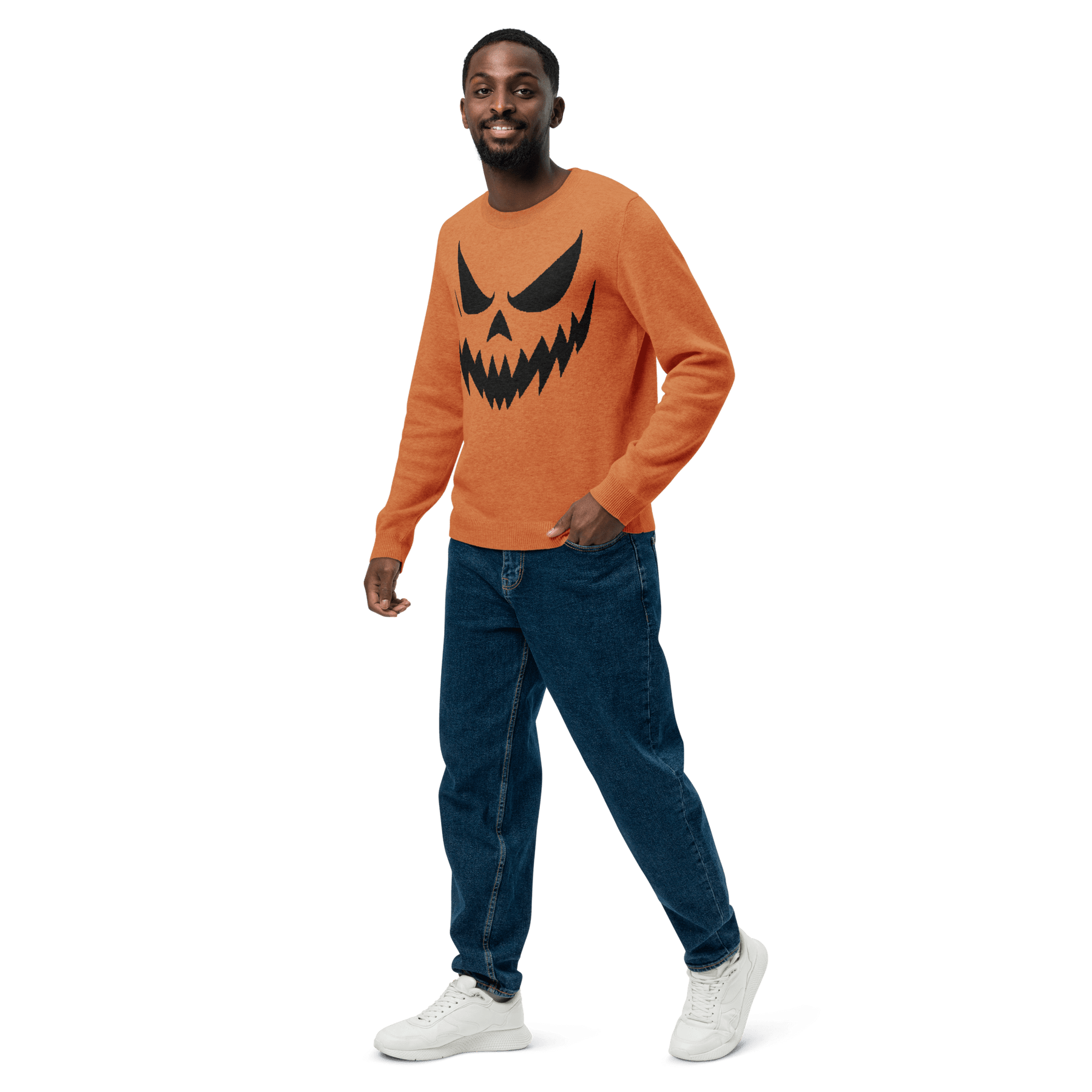 Grinning Ghoul Knit Crewneck Sweater - Goth Cloth Co.2299184_19635