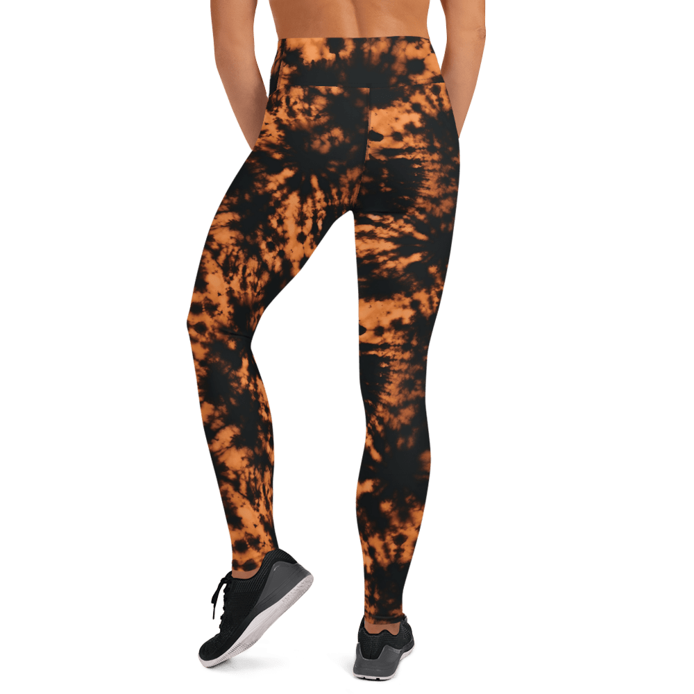 Grunge Bleach Bath Yoga Leggings - Goth Cloth Co.8939746_8353