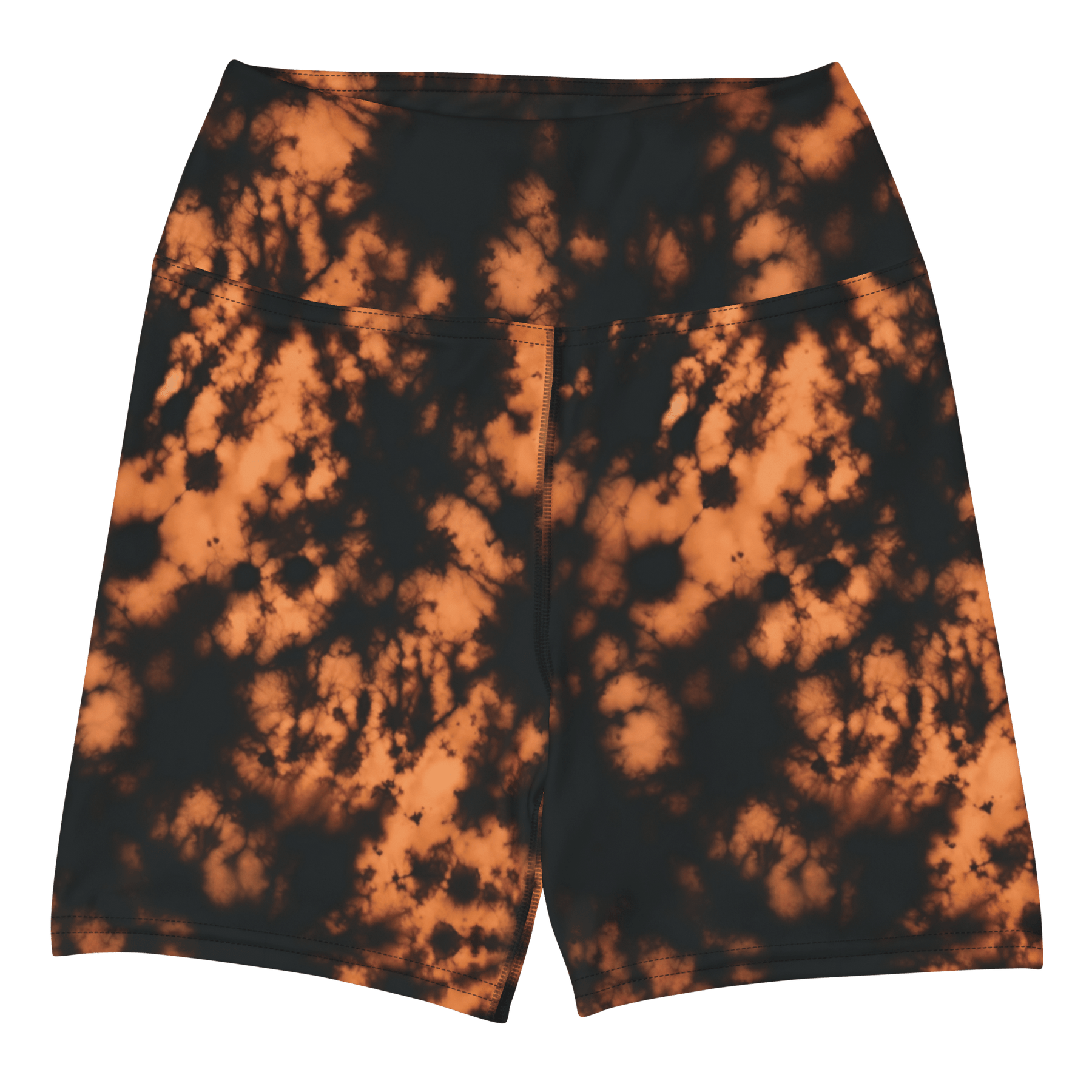 Grunge Bleach Bath Yoga Shorts - Goth Cloth Co.4185578_9079