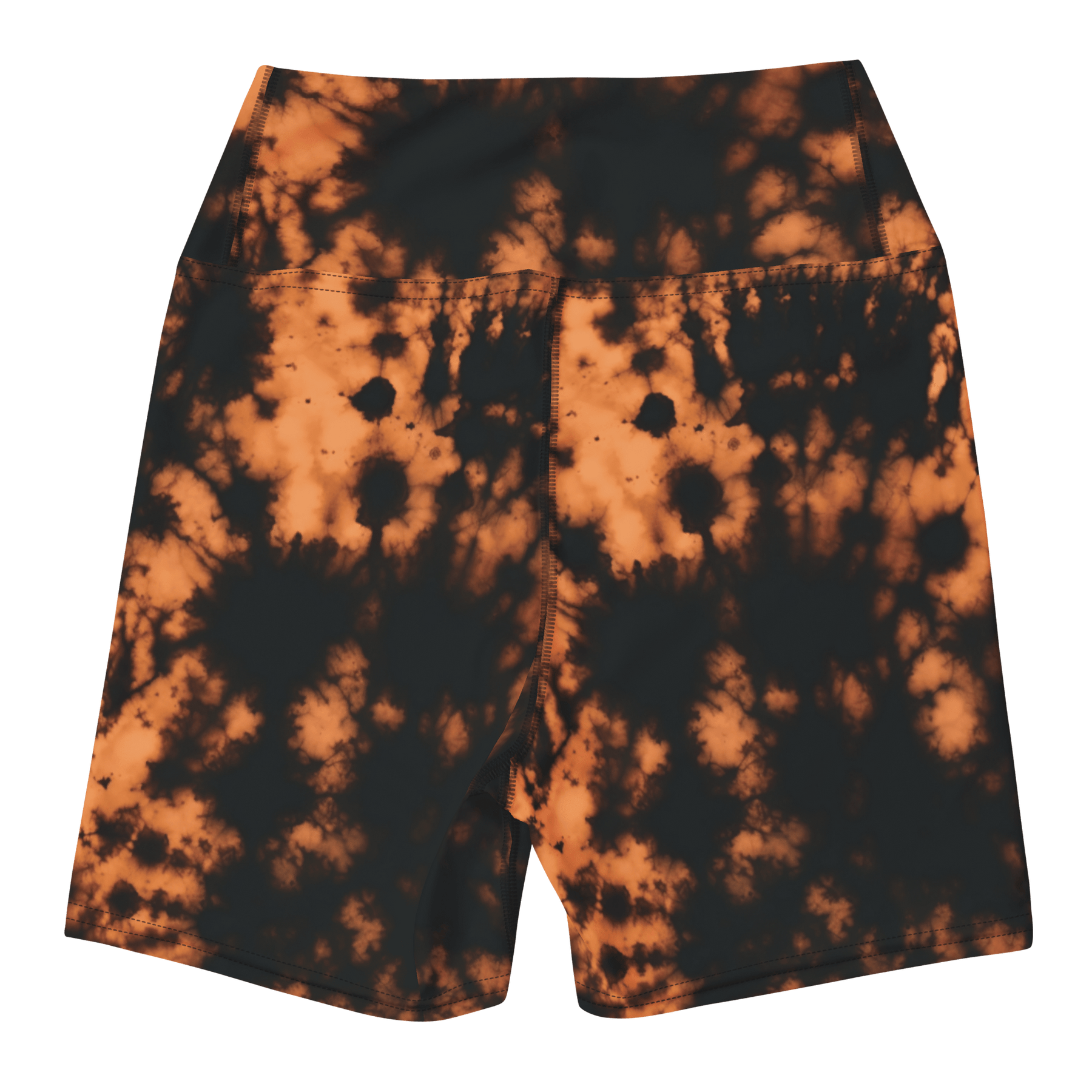 Grunge Bleach Bath Yoga Shorts - Goth Cloth Co.4185578_9079