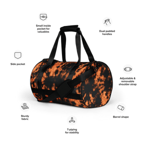 Grunge Bleach Wash Gym Bag - Goth Cloth Co.5981730_15155