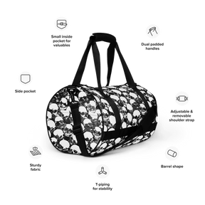 Grunge Skull Gym Bag - Goth Cloth Co.6680551_15155