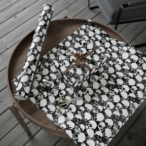 Grunge Skull Spooky Gift Wrap - Goth Cloth Co.Home Decor21082571490263671258