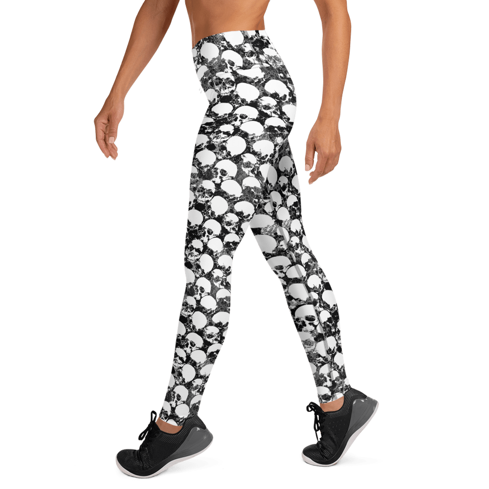 Grunge Skull Yoga Leggings - Goth Cloth Co.3792140_8353