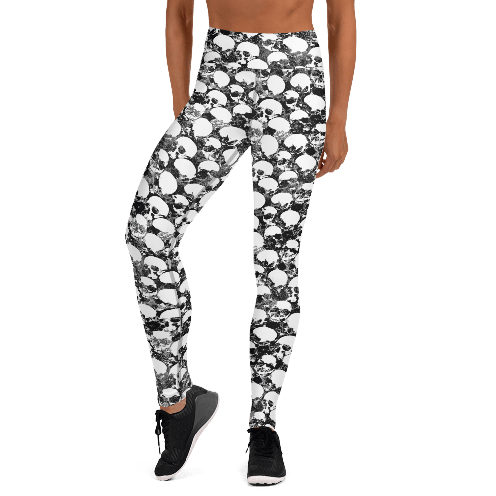 Grunge Skull Yoga Leggings - Goth Cloth Co.3792140_8353